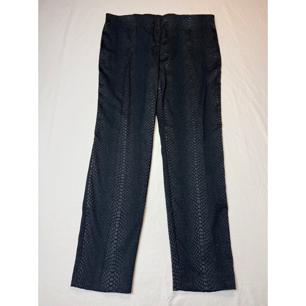 Womens Alfani Elastic Waist Pants‎ 16 Textured Stretch Dress Slacks